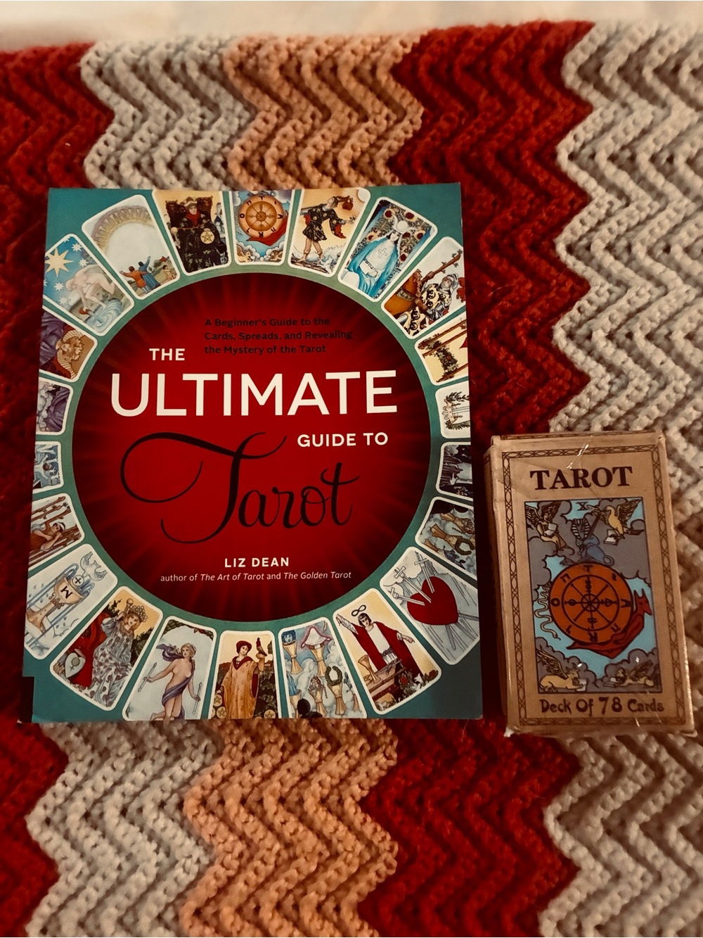 Tarot Deck of 78 Cards – Brown and Blue Card Box and guide to reading tarot book - Picture 3 of 5